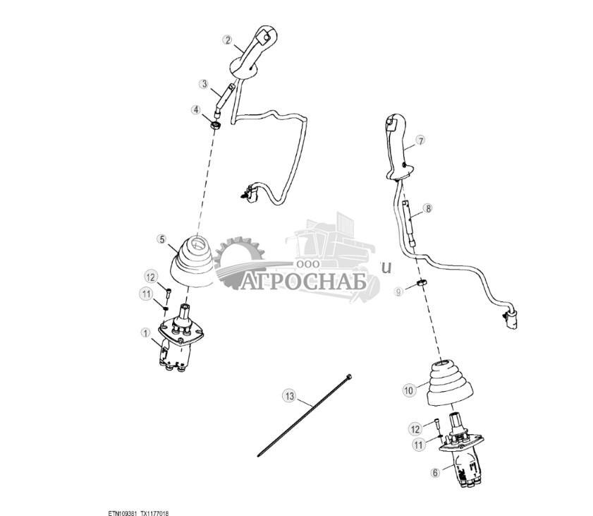 Клапаны контроллера сервоуправления и рукоятки управления ( - 303523) - ST819402 545.jpg